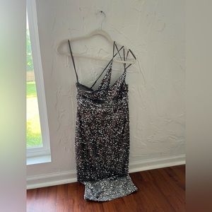 Sequin midi dress